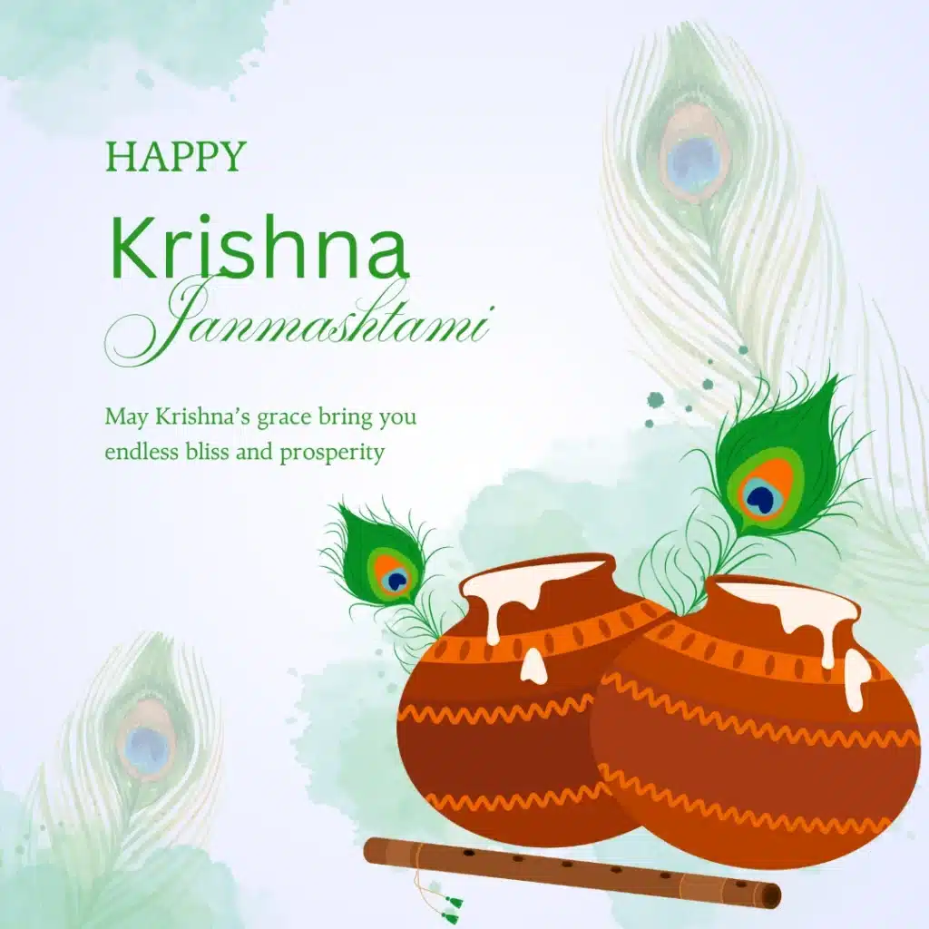 Krishna Janmashtami poster